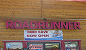  - road runner backlit sign